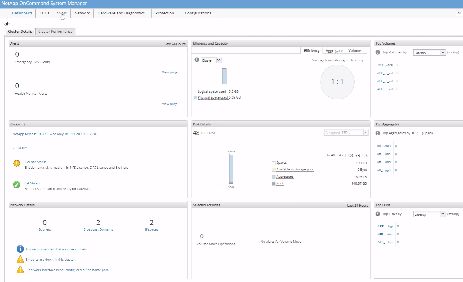 netapp-intap-9-system-manager